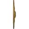 Ekena Millwork Naple Ceiling Medallion (Fits Canopies up to 3 3/8"), Hand-Painted Gold, 37 1/2"OD x 3 3/8"P CM37NAGLS - alternate 2